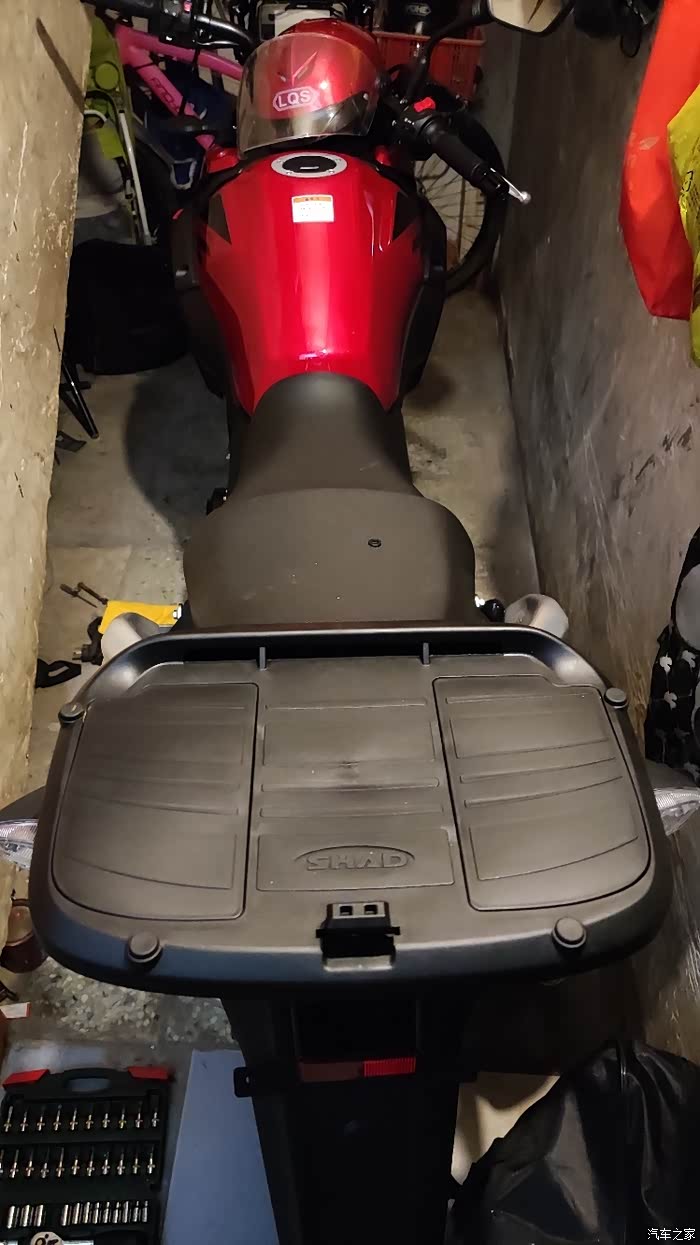【图】dl250安装夏德尾箱_摩托车论坛_汽车之家论坛