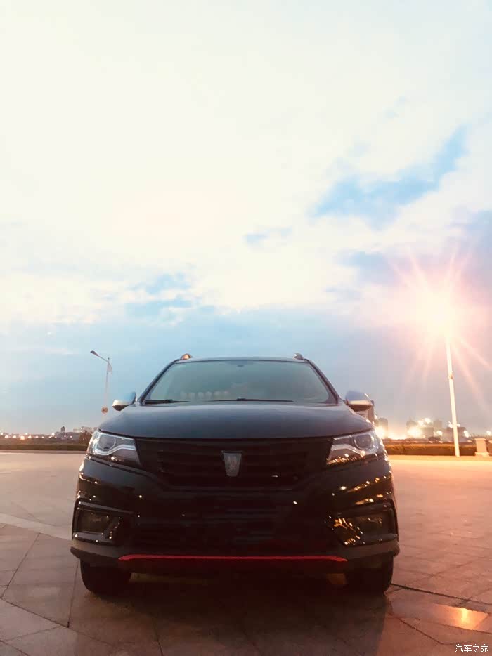 荣威rx5 手旗 改装 黑武士!