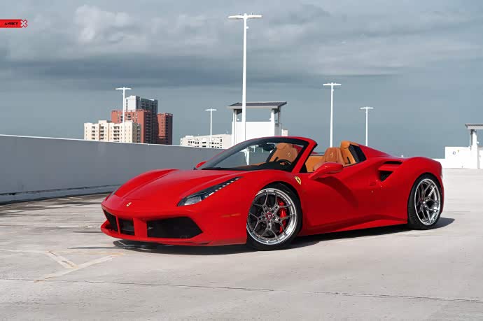 ferrari 488 spider 红色诱惑厉害了_法拉利论坛_手机汽车之家