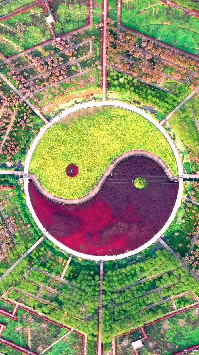 壮观阴阳太极图