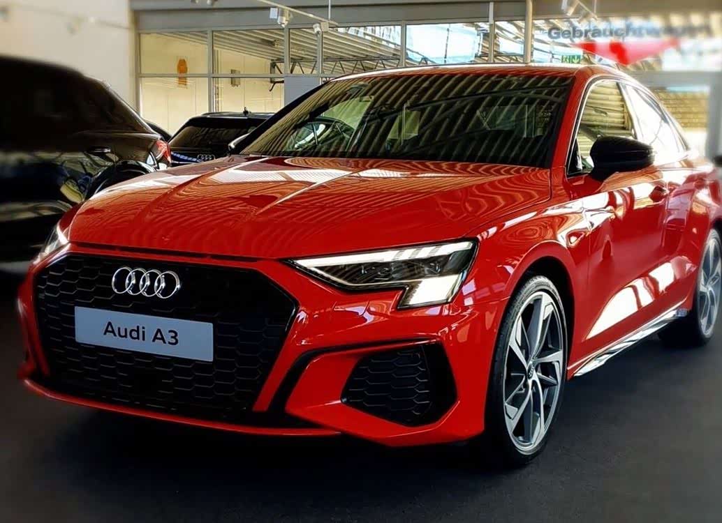 全新奥迪a3三厢版,最新家族化设计语言,时尚运动更加性能范儿