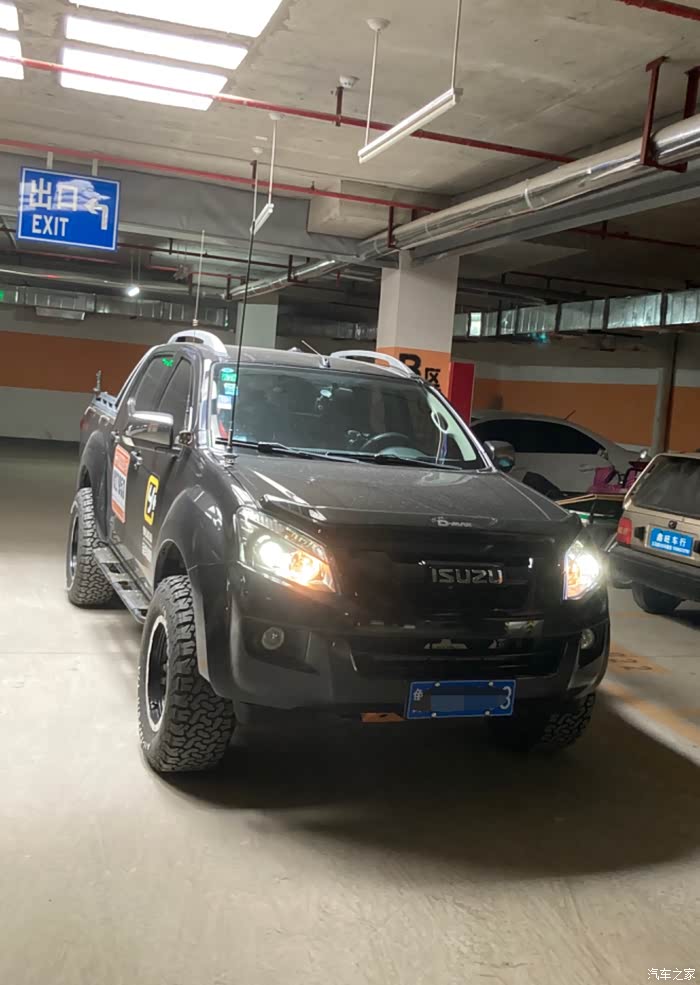 【图】d-max黑武士版 轮胎轮毂升级 车载电台_d-max论坛_汽车之家论坛