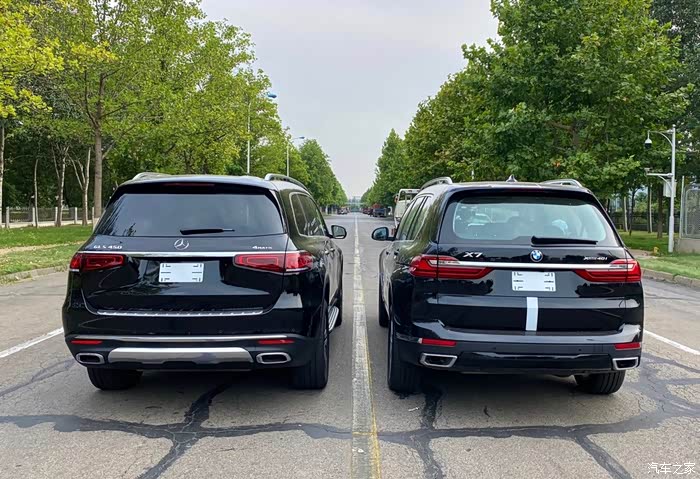 请大家欣赏gls450与宝马x7的对比