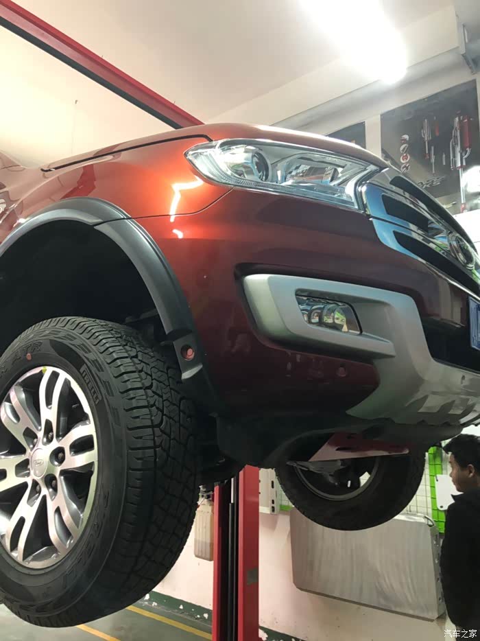 撼路者新车作业 4000公里首保