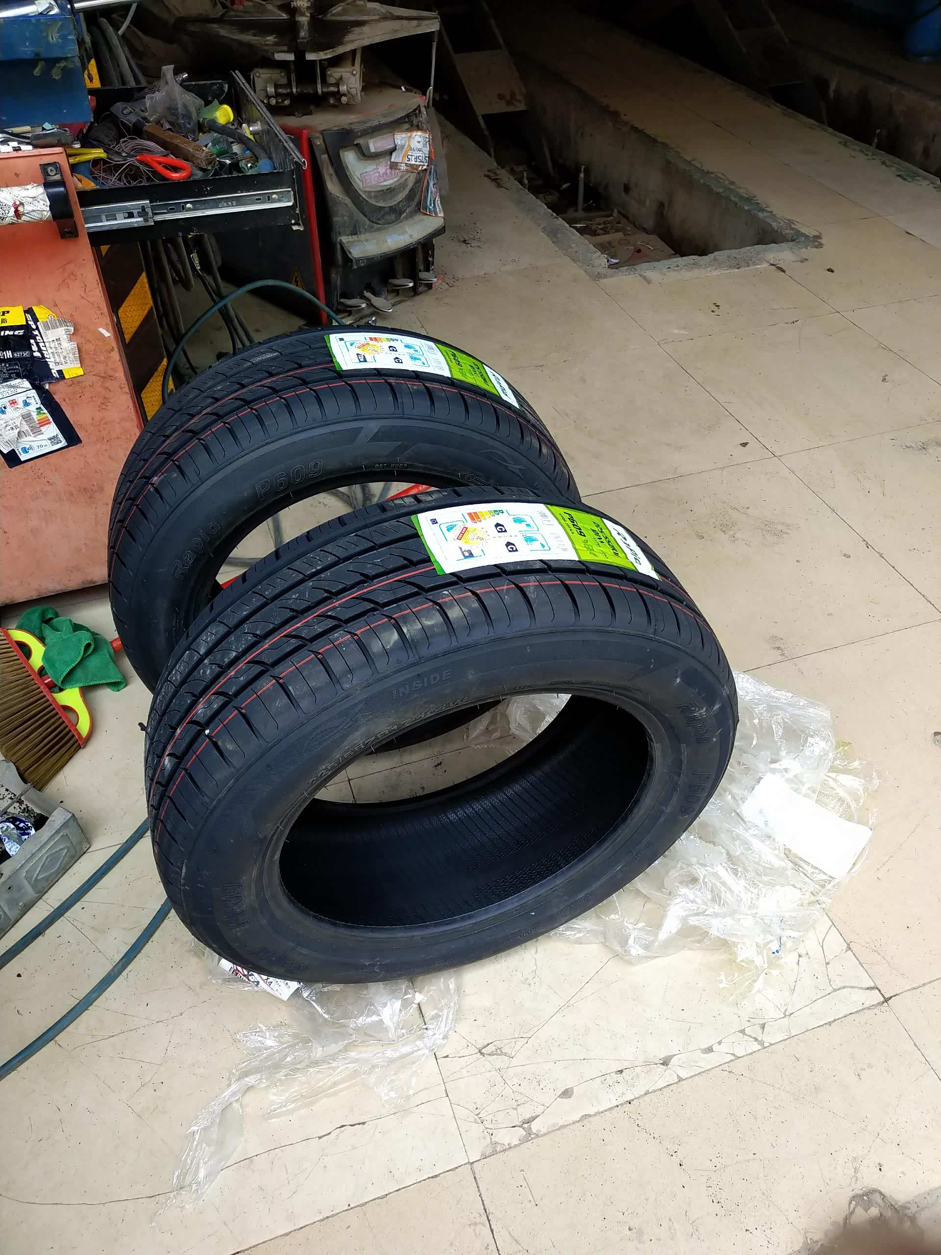 【图】19年换290一条力贝德p609花纹轮胎真给力,21年更换米其林3st