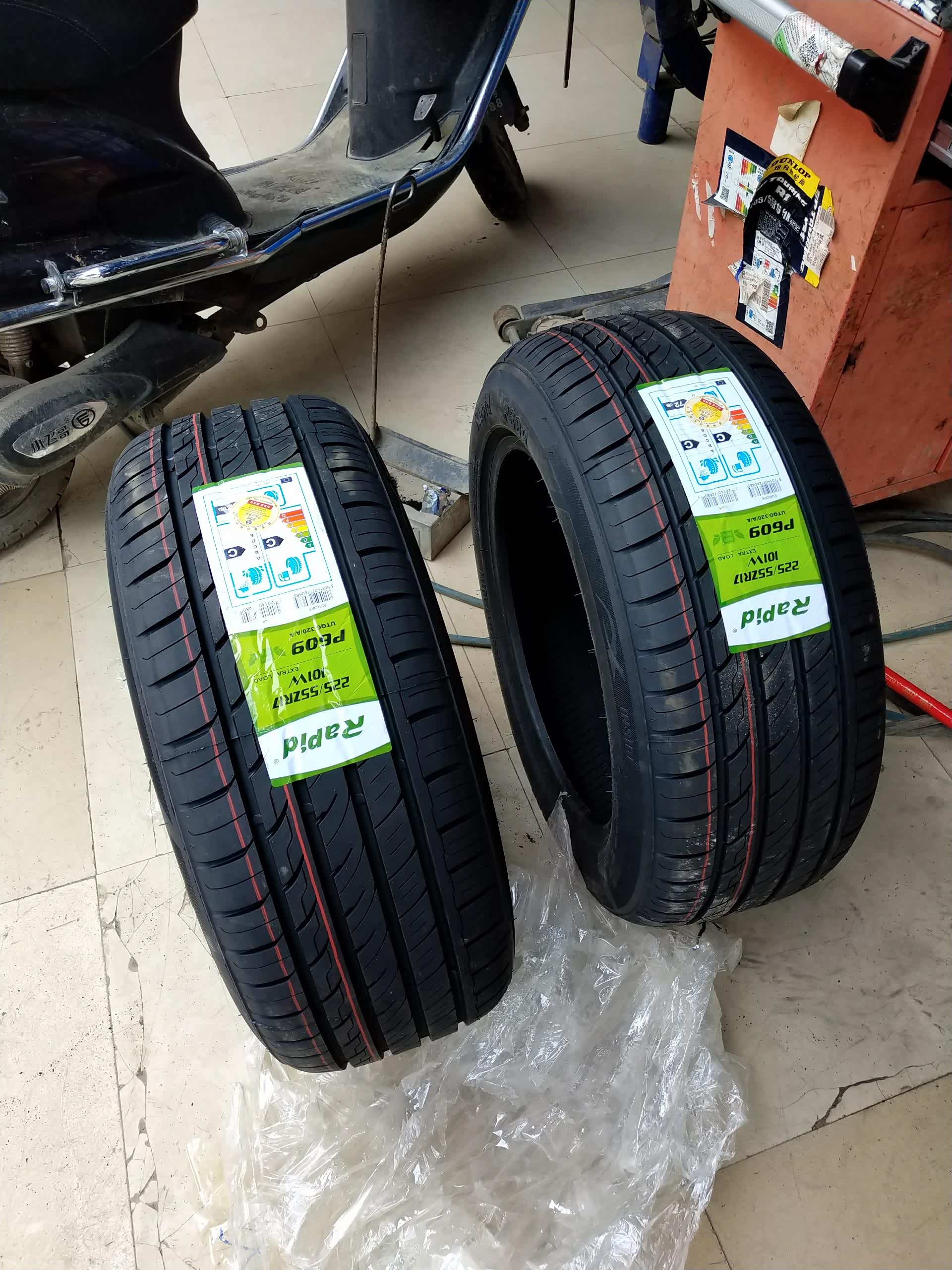 【图】19年换290一条力贝德p609花纹轮胎真给力,21年更换米其林3st