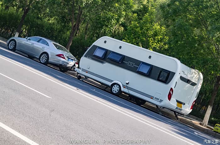 【图】老朋友的新伙伴-cls拖挂hobby房车生活_奔驰cls论坛_汽车之家