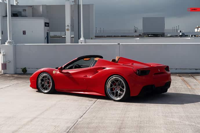 ferrari 488 spider 红色诱惑厉害了_法拉利论坛_手机汽车之家