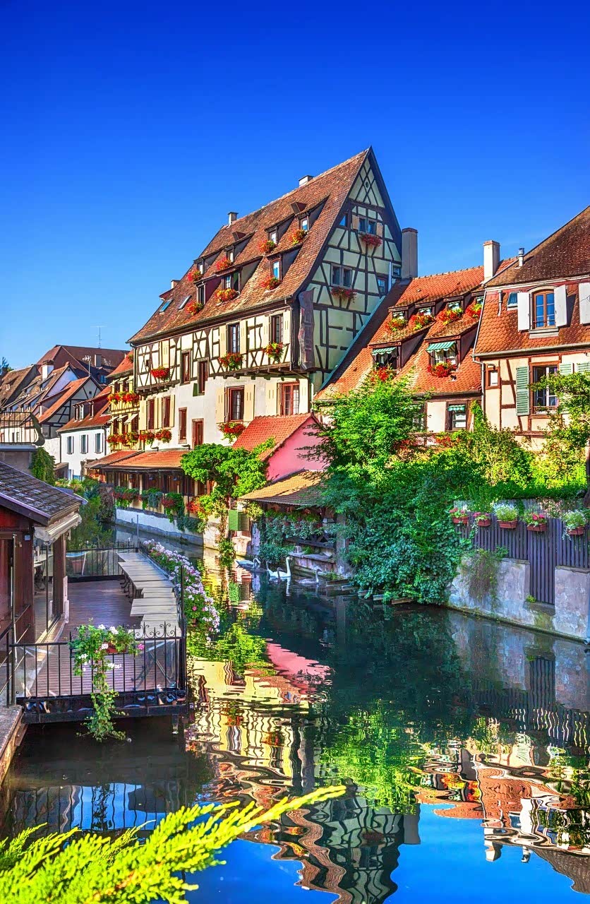 法国,科尔马,美的如漫画