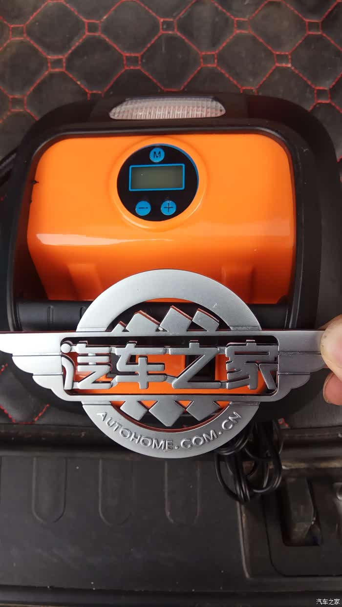 家家众测行车必备领臣车载便携式充气泵