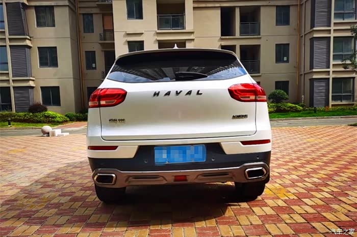 很喜欢看看车尾的haval车标.我目前开这台车,现在的油耗就是8个左右