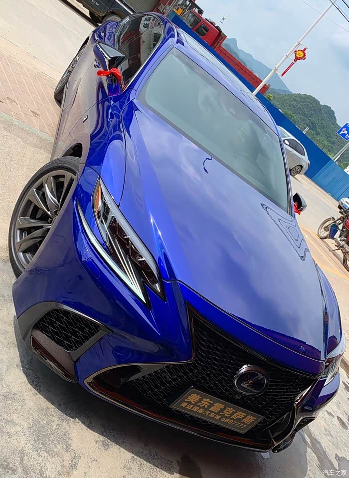 【图】专属蓝ls500 f sport 运动版 落地_雷克萨斯ls论坛_汽车之家