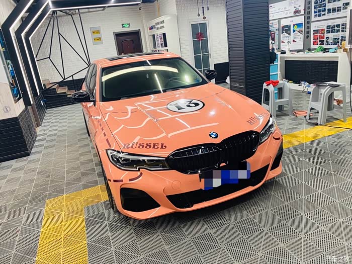 【图】新3系 粉猪涂装来袭_宝马3系论坛_汽车之家论坛