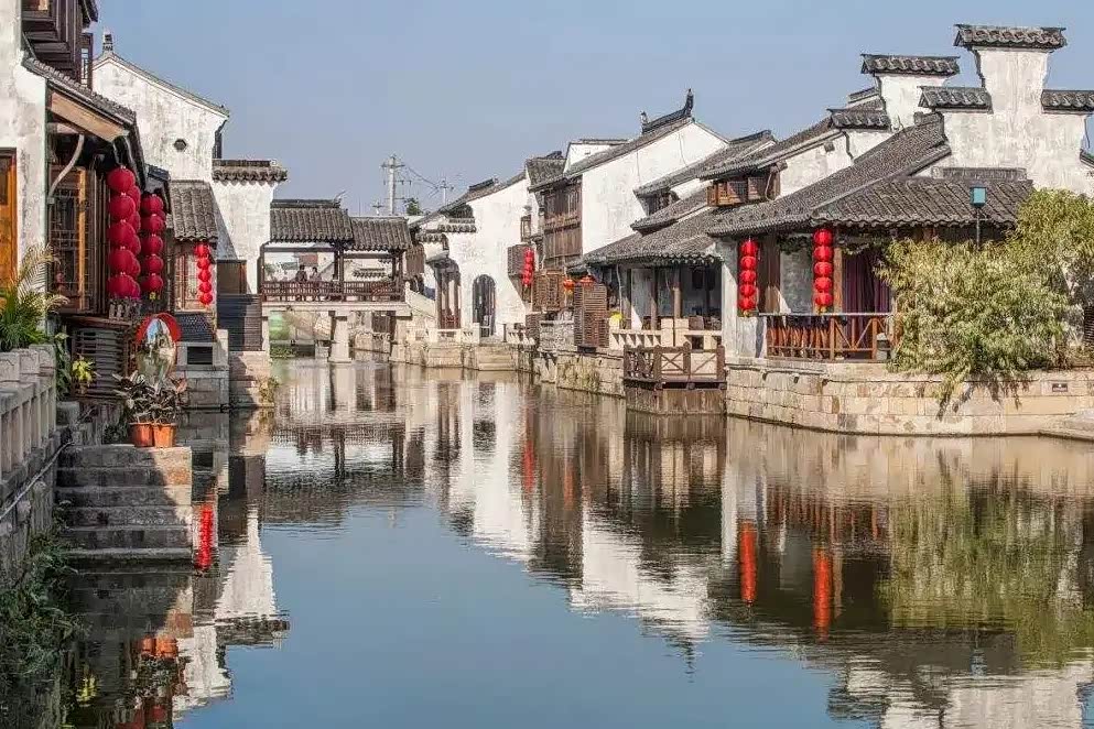 鹅湖古镇,又有无锡"小苏州"之称