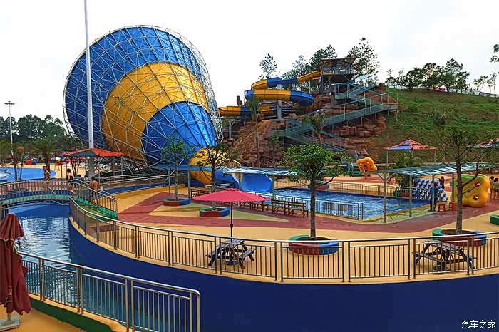 炎夏送清凉跟车友去古郡水城解酷暑