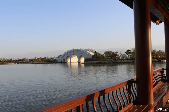 昆明池鹊桥留影