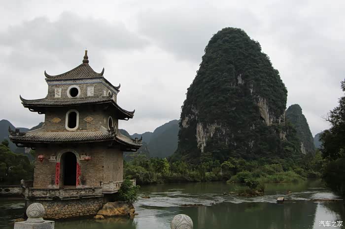 【广西帝豪gs车友会】之自驾gs游靖西古镇——明仕田园