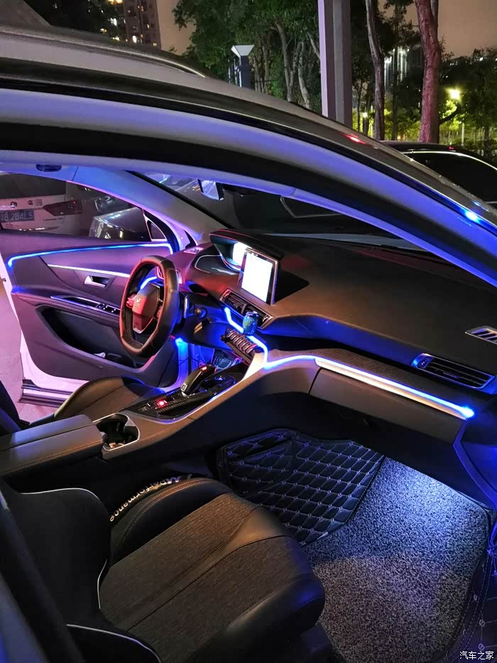 【图】自己动手,氛围灯加车身贴花,走过路过不要错过_标致5008论坛