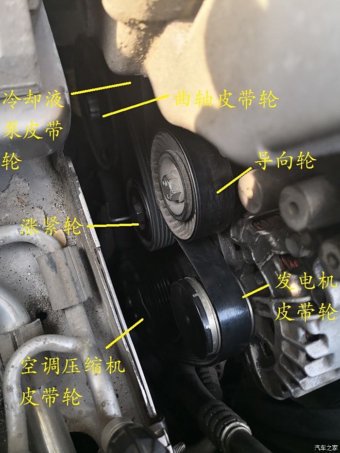 ea111发电机皮带安装图图片