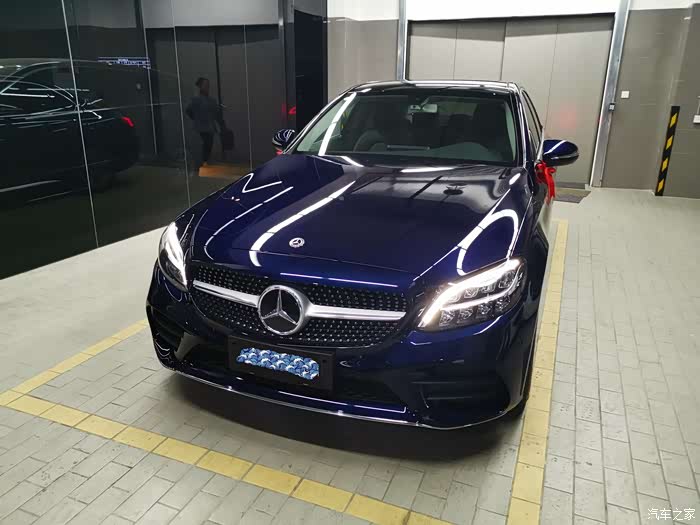 【图】c260l钙石蓝提车_奔驰c级论坛_汽车之家论坛