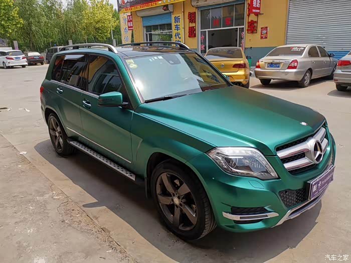 【图】黑色glk300改色祖母绿_奔驰glk级论坛_汽车之家论坛
