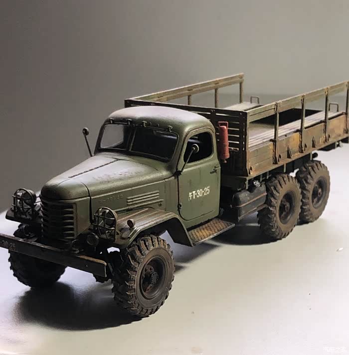 老解放卡车模型制作
