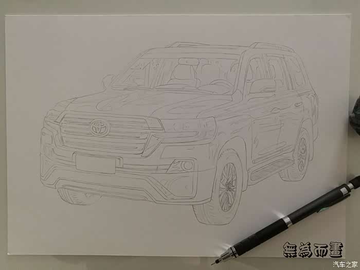 手绘兰德酷路泽