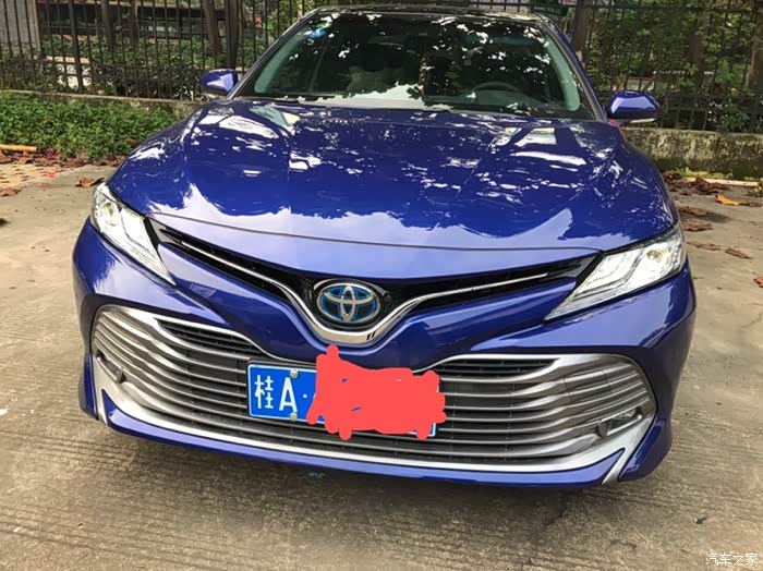 蓝色凯美瑞双擎南宁提车记,寻广西凯美瑞双擎群!