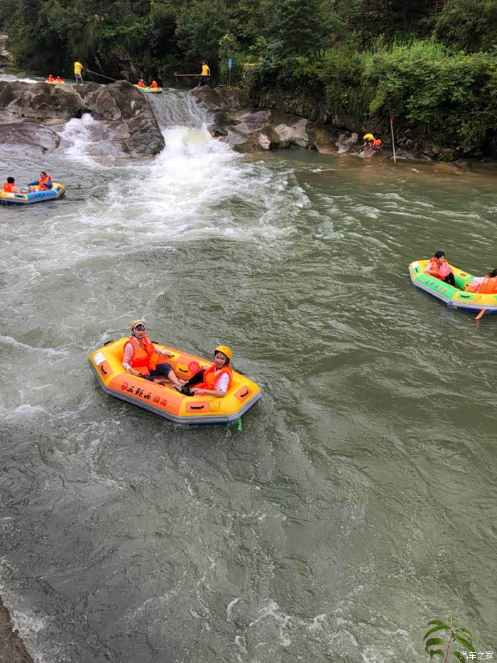 安徽保时捷总群2019五龙源漂流自驾游