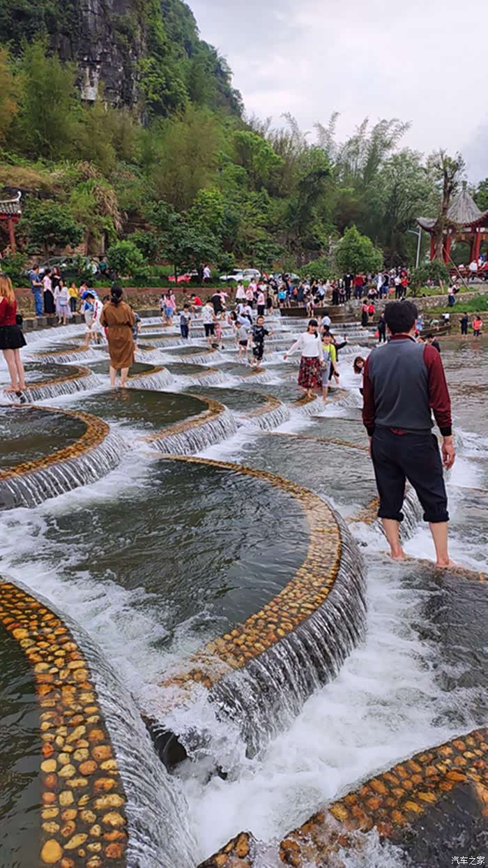 抖音网红地打卡杨村鱼鳞坝