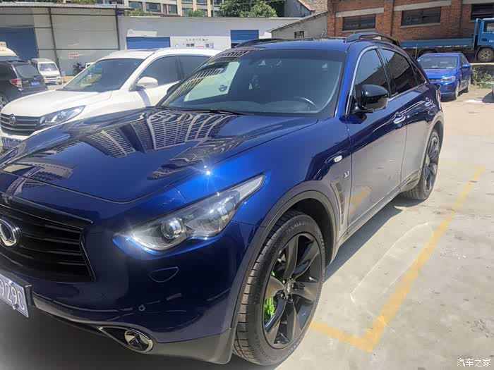 【图】大鲨鱼qx70s海浪蓝绝影版_英菲尼迪qx70论坛_汽车之家论坛