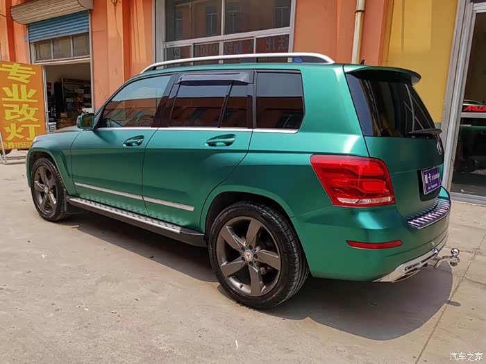 【图】黑色glk300改色祖母绿_奔驰glk级论坛_汽车之家论坛