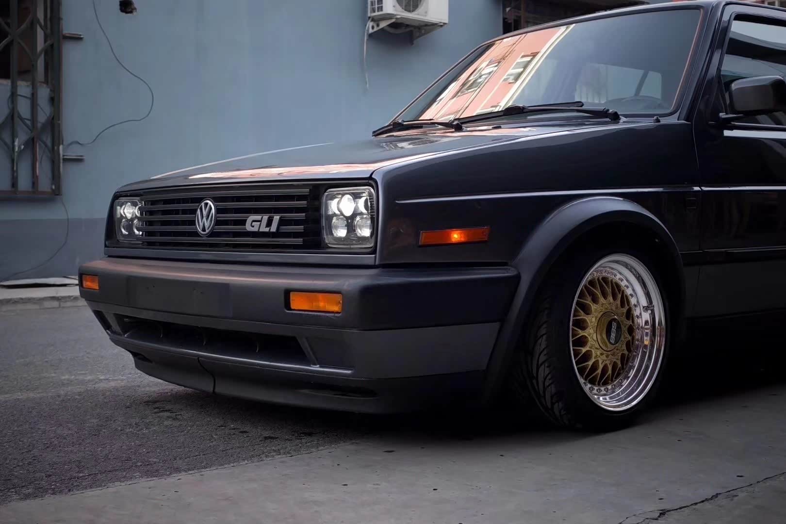 mk2捷达方方正正的经典外形美极了