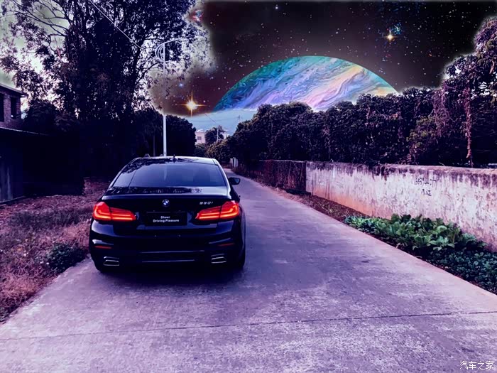 g30530i5系标轴炭黑暗夜蓝提车一星期