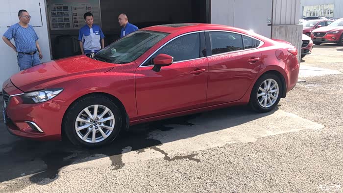 魂动红喷漆看出色差算我输