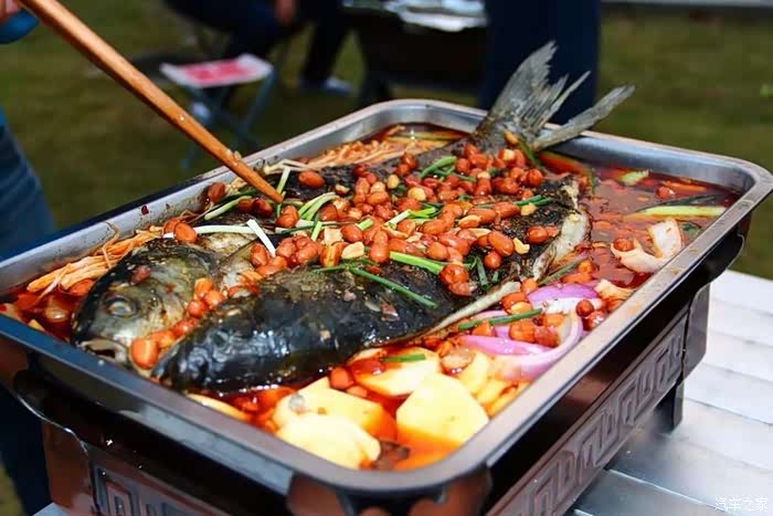 和骁途的美好生活回忆户外烤鱼快意人生