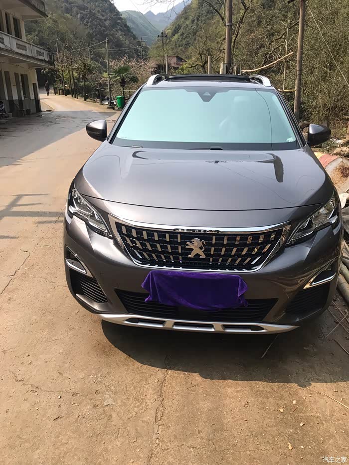 【图】喜提爱车青岩灰4008_标致4008论坛_汽车之家论坛