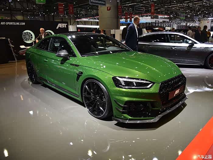 abt宠爱的绿色狂兽,奥迪rs5-r,释放530匹马力.