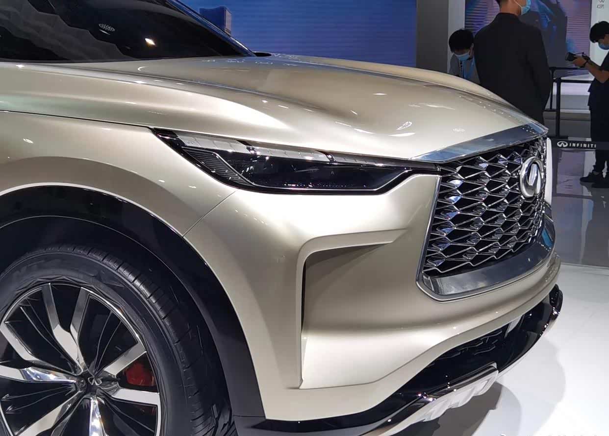 北京车展上的英菲尼迪qx60概念车