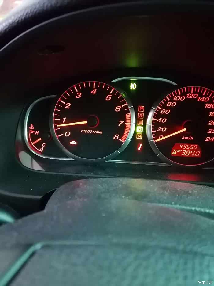 【图】08款马自达6行驶中仪表盘防盗图标常亮不闪是什么原因?