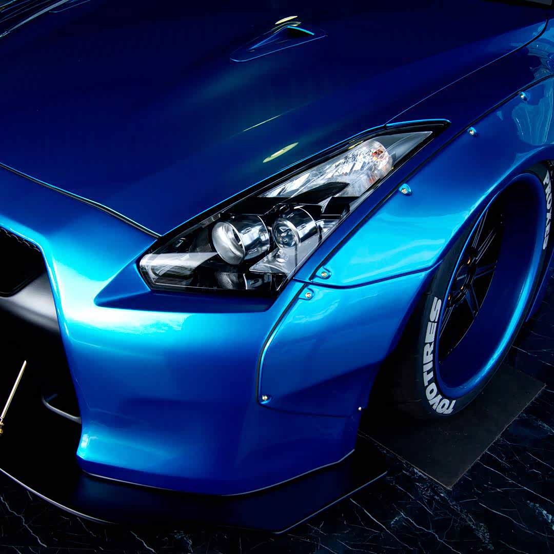 宽体酷改战神gtr 威武霸气.