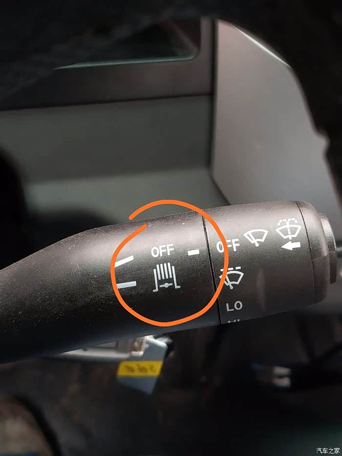 大运卡车方向盘右侧拨杆