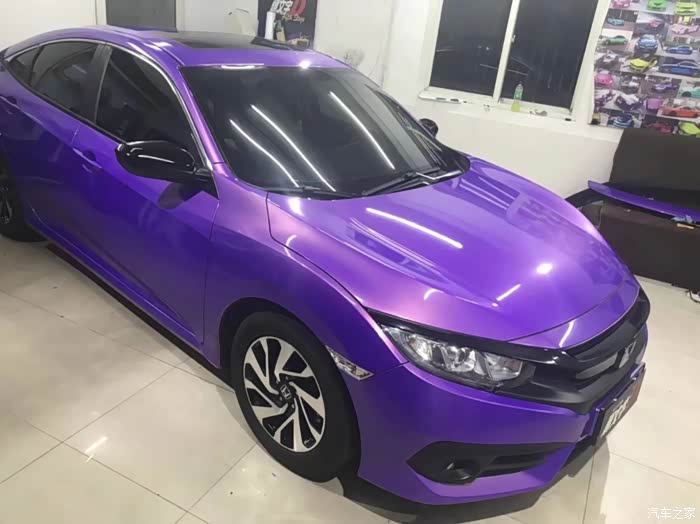 思域车身改色集锦