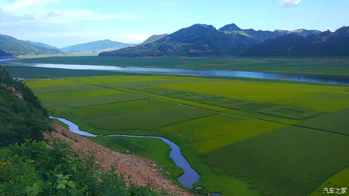 最美辽宁河流浑江口岸