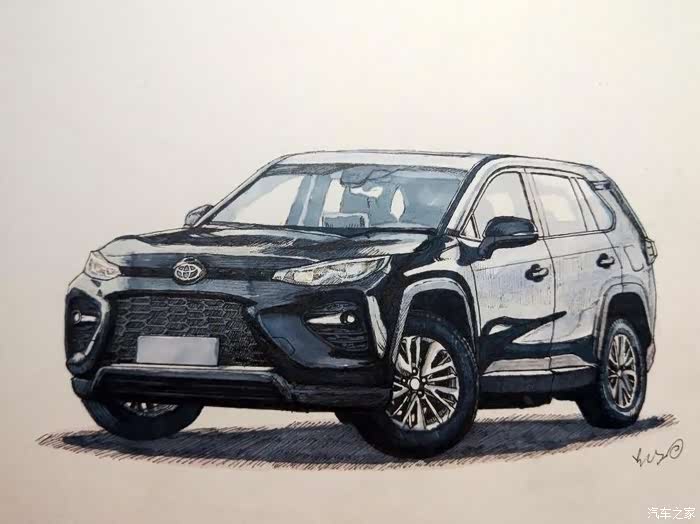 车侧面针管笔排线,想画出个灰色面,过后来看这个动作错误