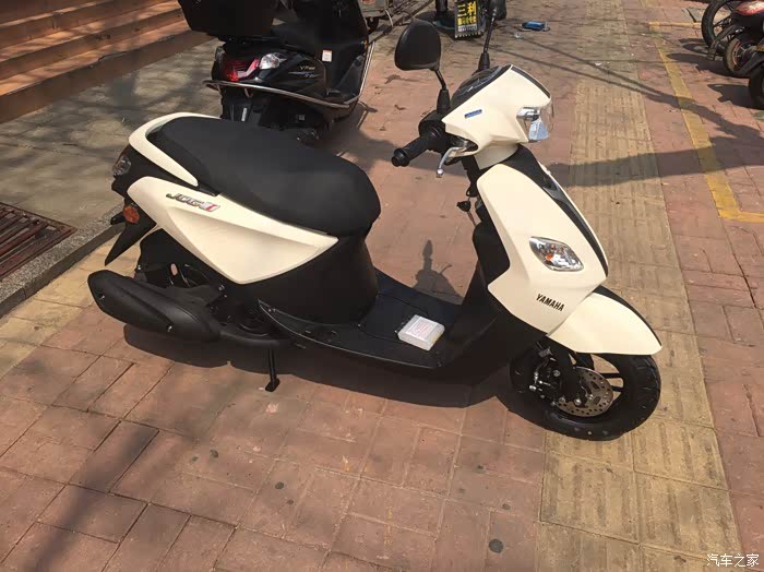 【图】刚买了象牙白巧格i_雅马哈摩托车论坛_汽车之家论坛
