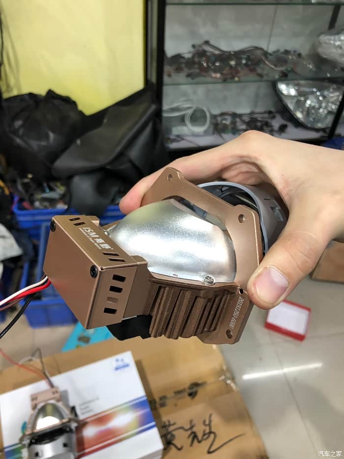 老汉改亮野led双光透镜