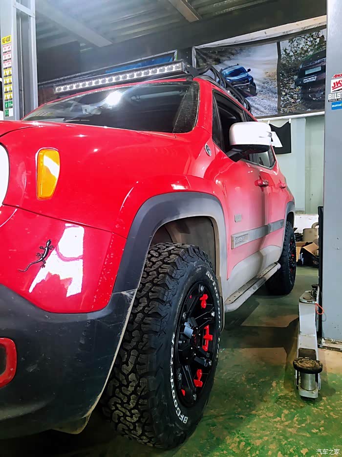 【图】全能小侠改轮胎轮毂作业_自由侠论坛_汽车之家论坛