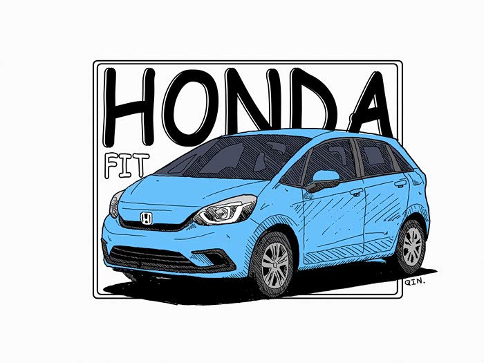 老秦漫谈漫画飞度一锅端车友们来聊聊你的车油耗是多少吧