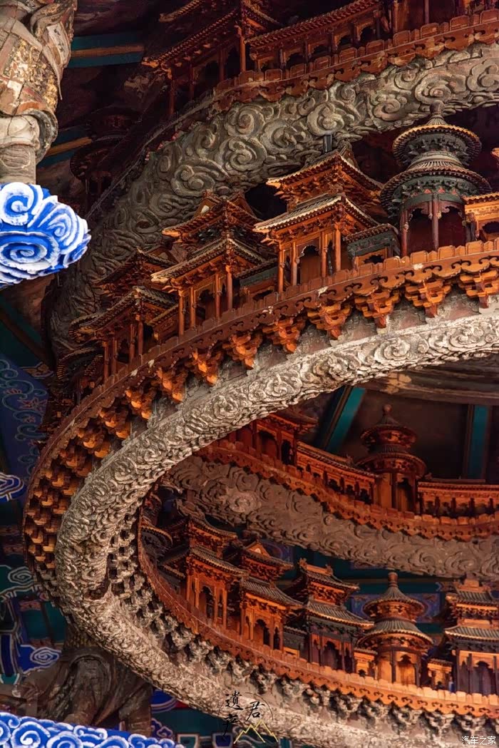 【图】北京古建筑博物馆收藏了一件明代隆福寺正觉殿的藻井_野马c30论